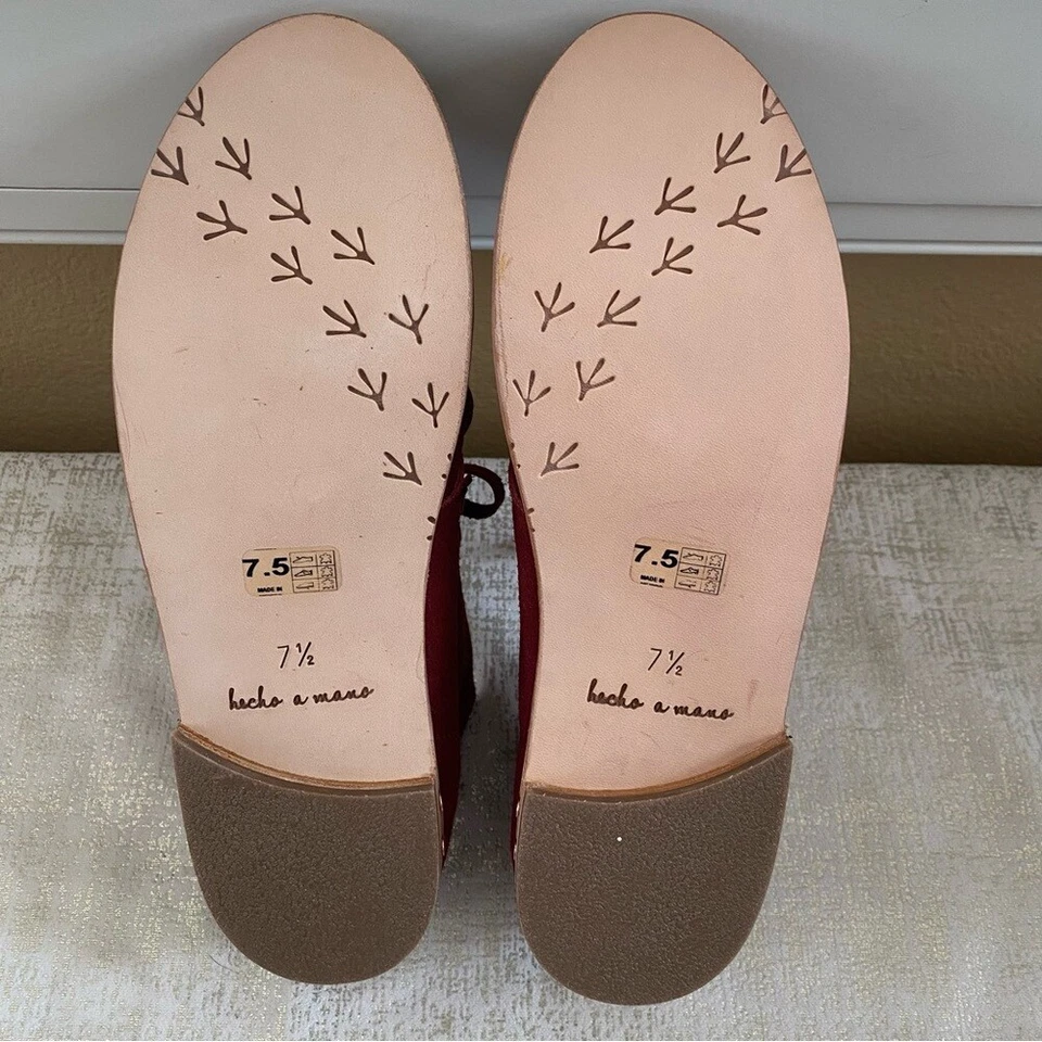 Botas Beek Two Birds Bunting Chukka Hechas a Mano Borgoña Talla 7.5 ¡USADAS EN EXCELENTE ESTADO! Foto 2 de 4