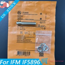 New Cylindrical Proximity Switch Sensor For IFM IF5896 10-36VDC 100mA 4mm 4-Pins