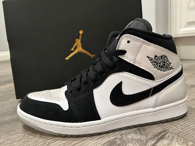 スニーカー Air Jordan 1 Mid SE Black White Diamond s-l400.jpg