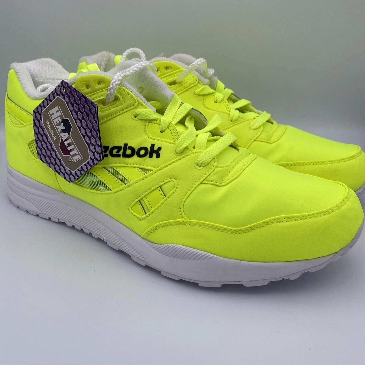 skolde mosaik Ulykke Reebok Ventilator Classic Kendrick Lamar Tennis Ball Solar Yellow Shoes Sz  11.5