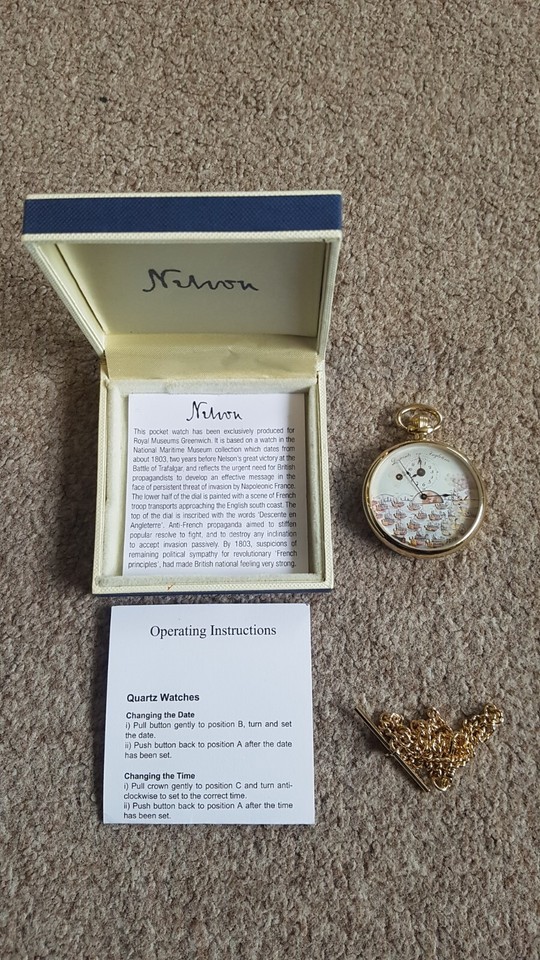 Royal Museum's Nelson Pocket Watch eBay