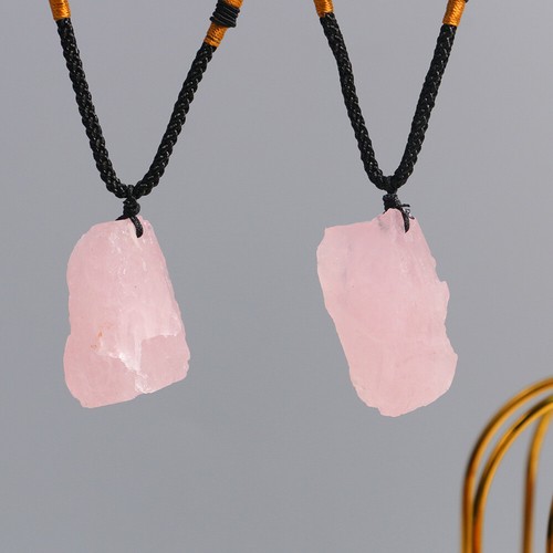 Collar de curación Reiki colgante hexagonal péndulo piedra cuarzo cristal natural - Imagen 226 de 271