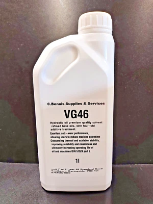 MILLERS OILS ISO VG 46 HYDRAULIC OIL PREMIUM BRITISH PRODUCT DIN 51524 part 2