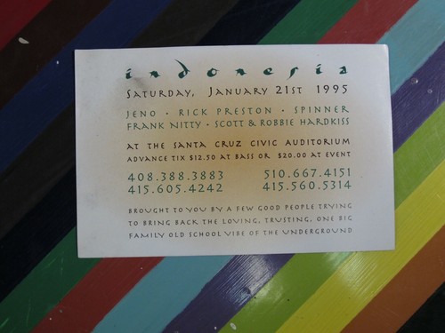 vtg Rave Dance Event Flyer - San Francisco 1990s Hemp Freakfest Grin PO3 - 第 6/6 張圖片