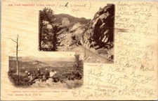 Vintage Colorado Postcard - On the Moffat Line - James Peak
