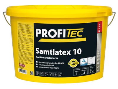 ProfiTec P 154 Samtlatex 10 - Latexfarbe 5 Liter
