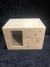 Cat Urn or Dog Urn for Cremation Ashes  Stainable See Pictures
