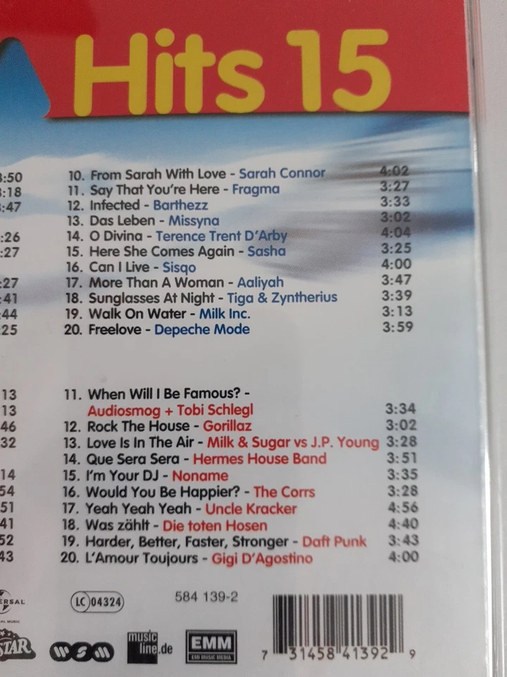 2 CD Do-CD Various - VIVA - Hits 15 - Bild 4 von 4