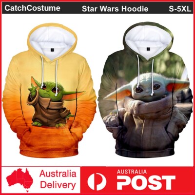 Star Wars The Mandalorian Baby Yoda Hoodie Sweatshirt 3D Print