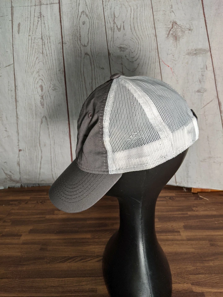 Открытый крышка унисекс серый/белый крышка сетки назад регулируемый один размер - Изображение 2 из 4