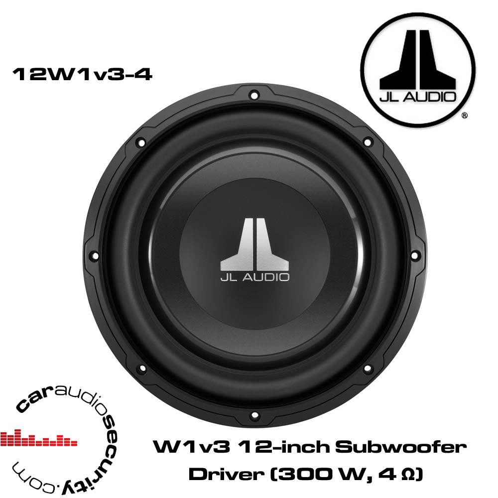 JL Audio 12W1V34 12" 300 Watt RMS Subwoofer Bass Subwoofer eBay