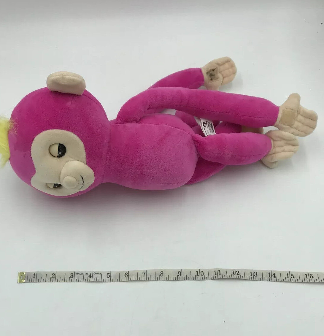 WowWee Fingerlings Hugs Bella Pink Baby Monkey Advanced Interactive