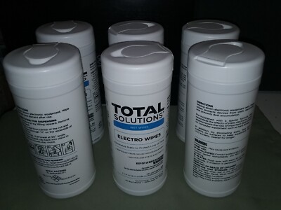 180 Total Solutions Electro Wet Wipes Eliminate Static Electronic Equipment 1449