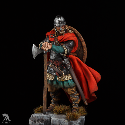 Viking Raider 54mm Painted Miniature Tin Toy Soldier Pre-Sale