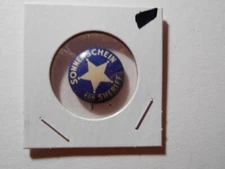 13/16" Sonnenschein unknown location Sheriff litho pinback button