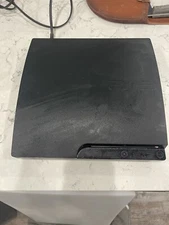 Sony PlayStation 3 PS3 Slim CECH-3001B 320GB Console Only for parts or repiar