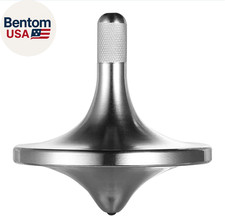 Stainless Steel Spinning Top, Premium Exquisite Perfect Balance Well Made Metal