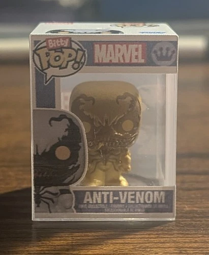 Funko Marvel Spider-Man Bitty Pop! Anti-Venom 1/24 Micro Figure Gold