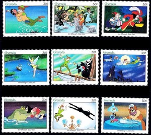 GRENADA 1987 DISNEY - PETER PAN MNH