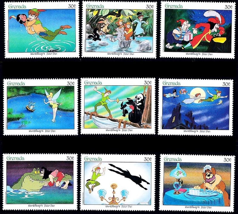 GRENADA 1987 DISNEY - PETER PAN MNH