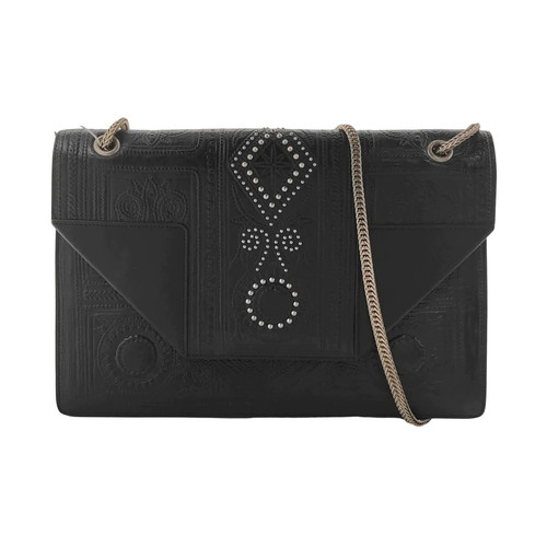 【Authentic】 Yves Saint Laurent Black Leather Handbags (DDP)