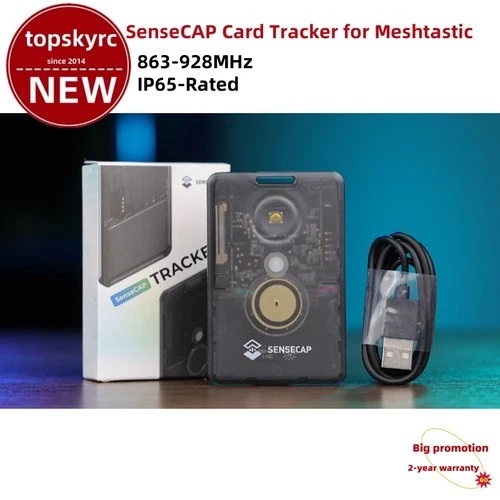 T1000-E 863-928MHz LoRa Portable IP65-Rated SenseCAP Card Tracker AG3335 GPS tp1