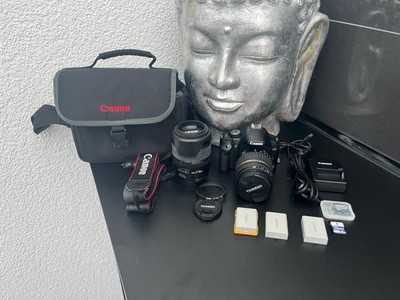 Canon EOS 450D mit 2 Objektiven Zubehörpaket