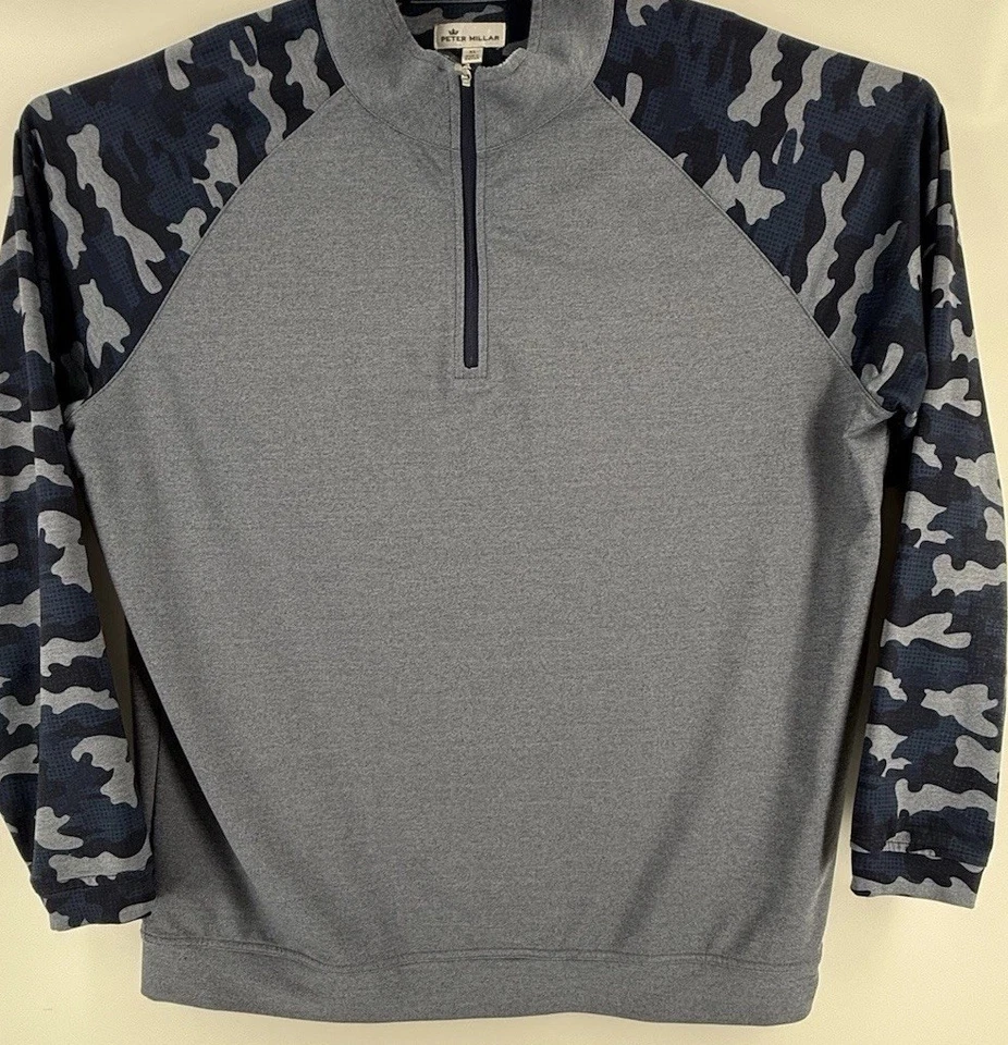 Pullover Peter Millar Camuflaje Jacquard Performance XL Foto 3 de 4