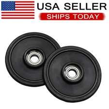2PC ARCTIC CAT BLACK PPD 5.63 X 20MM IDLER WHEEL WITH BEARING 1604-837 3604-039