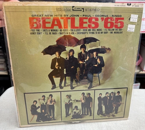 The Beatles '65 Vinyl LP Capitol Records ST-2228 Stereo Rainbow Label 1964
