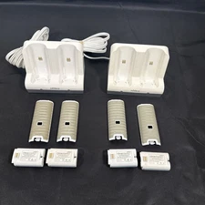 NYKO Nintendo WII Rechargeable Batteries, Charge Station & Remote Backs - READ