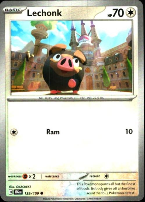 Lechonk 139/159 C Journey Together Pokemon LP