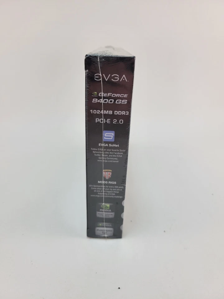 EVGA Nvidia GeForce 8400GS, 1024MB DDR3, PCI-E 2.0 Graphics Card-NEW SEALED BOX - Image 3 of 4