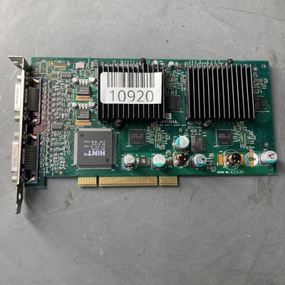 NVIDIA Quadro4 NVS400 Dual GPU PCI 3D Graphics Card No Cables NV17 like MX400