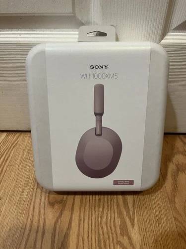 Sony WH-1000XM5 Wireless Noise-Canceling Over-the-Ear Headphones - Smoky Pink