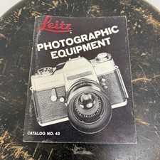 Vintage 1960s Leica Camera Photography Equipment Catalog 1969