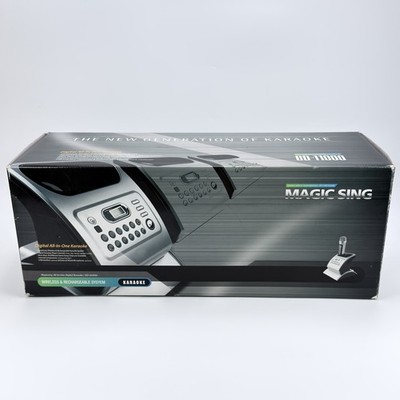 Magic Sing ED-11000 Karaoke w/ 2 Microphones & Songs Book & 1 Song Cartridge