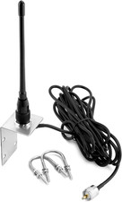VHF Marine Radio Antenna 156-163MHz 2dBi 50W RG58 16.4ft Cable Yacht Boat Kit XL