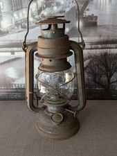 BAT No. 158 Laterne Sturmlaterne Petroleumlampe Vorkrieg seltener Glasschirm;