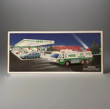 VINTAGE 1996 HESS EMERGENCY TOY TRUCK ORIGINAL TESTED WORKING LIGHTS SOUNDS CAR