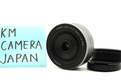 [US DUTY PAID] Canon EF-M 22mm F/2 STM AF Lens silver EOS EF-M Mount camera #010