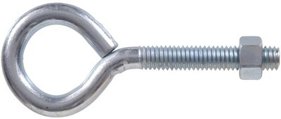 5 PCS Eyebolts With Nuts 3/8-16 x 4 Inch Heavy Duty Threaded Lifting Ring