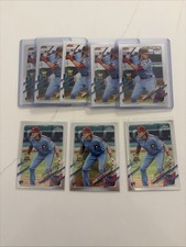 2021 Topps Chrome Alex Bohm RC Lot (8) Debut Philadelphia Phillies