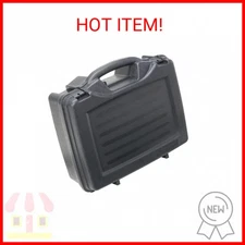 Plano Protector Series Four Pistol Case, Large, Black, Hunting Gun Case with Pad