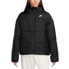 Nike Damen Daunenjacke Therma-FIT FB7672-010 Kapuze Winter Mantel Parka Neu S