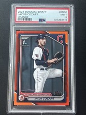 2024 Bowman Draft Jacob Cozart Orange Paper # /25 1st Bowman #BD-30  Psa 9