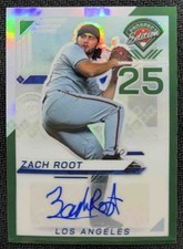 2025 Panini Prospect Edition Zach Root #199 Holo Ticket Signatures Silver Auto