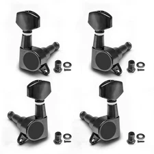 4pcs Square Ukulele Tuning PegsUkulele Tuners Machine Heads 2R2L-4 String Uku...