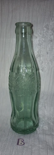 6 Oz Vintage Green Coca Cola Bottle Pat'd Dec 25, 1923  Hendersonville, N.C.