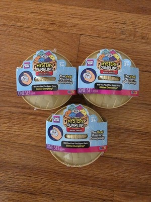 LOT OF 3 Original Mystery Dumpling! Sunset Edition! Viral Squishy Five Below NEW